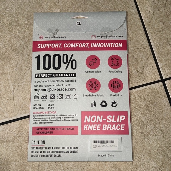 Dr. Brace Knee sleeve with gel pad - Picture 3 of 10